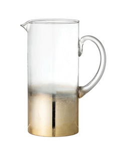 GOLD OMBRE GLASS PITCHER